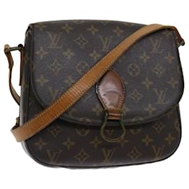 Louis Vuitton-LOUIS VUITTON Monogram Saint Cloud GM bolsa de ombro M51242 Autenticação de LV 70925-Monograma