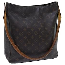 Louis Vuitton-LOUIS VUITTON Monogram Looping GM Shoulder Bag M51145 LV Auth 71177-Monogram