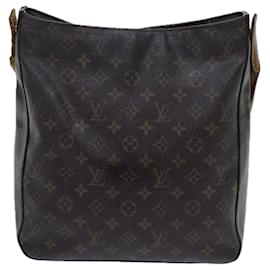 Louis Vuitton-Bolsa de ombro M LOUIS VUITTON Monogram Looping GM51145 Autenticação de LV 71177-Monograma