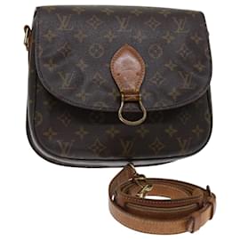 Louis Vuitton-LOUIS VUITTON Monogram Saint Cloud GM bolsa de ombro M51242 Autenticação de LV 71050-Monograma