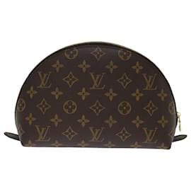 Louis Vuitton-Estuche cosmético Demi Ronde M con monograma para pantalones de LOUIS VUITTON47520 LV Auth 70901-Monograma