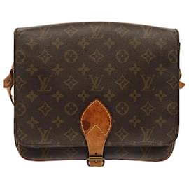 Louis Vuitton-LOUIS VUITTON Monogram Cartouchiere GM Shoulder Bag M51252 LV Auth 71386-Monogram