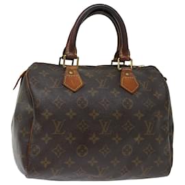 Louis Vuitton-Louis Vuitton Monogram Speedy 25 Hand Bag M41528 LV Auth yk11818-Monogram