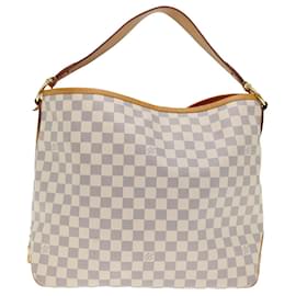 Louis Vuitton-LOUIS VUITTON Damier Azur Delightful MM Shoulder Bag N41448 LV Auth 71399-Other
