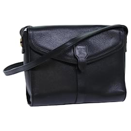 Autre Marque-Burberrys Shoulder Bag Leather Black Auth yk11813-Black