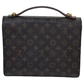 Louis Vuitton-Louis Vuitton Monogram Monceau 28 Hand Bag 2way M51185 LV Auth 71226-Monogram