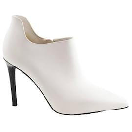 Michael Kors-Leather Heels-White