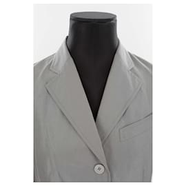 Gucci-Linen blazer-Grey