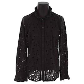 Bash Spitzenbluse Schwarz