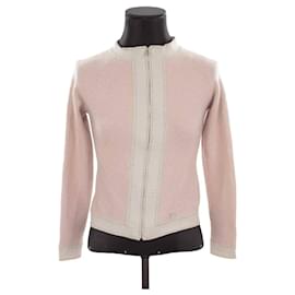 Chanel-Short cashmere cardigan-Pink