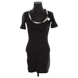 Elisabetta Franchi-Vestido negro-Negro