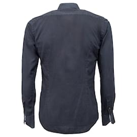 Balmain-Camisa Balmain De Algodón-Negro