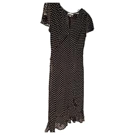 Gerard Darel-Vestido vintage femenino-Negro