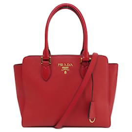 Prada-Prada Saffiano-Vermelho