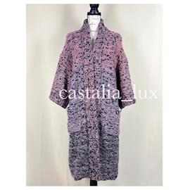 Chanel-8K$ New CC buttons Oversized Boucle Coat-Pink