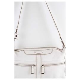 Tod's-This shoulder bag features a leather body-White
