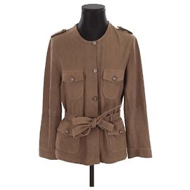 Gerard Darel Lederjacke Braun