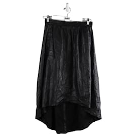 Zadig & Voltaire-Leather skirt-Black