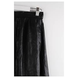 Zadig & Voltaire-Falda de cuero-Negro