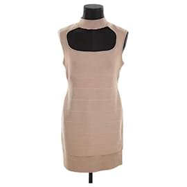 Herve Leger-Beiges Kleid-Beige