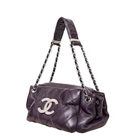 Chanel-Bolso acordeón Chanel Lax-Púrpura