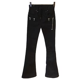 Autre Marque Jeans UNRAVEL T.US 26 Algodón Negro