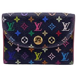 Louis Vuitton-Cartera plegable Louis Vuitton Porte carte credit-Multicolor