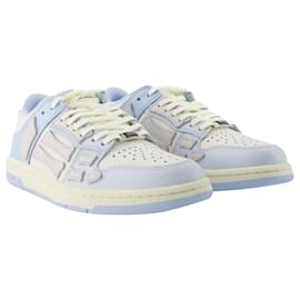 Amiri-Sneakers Skel Top Low Bicolore - Amiri - Pelle - Blu/White-Blu