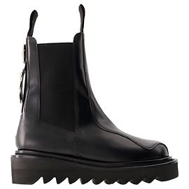 UN J1146 Boots - Toga Pulla - Cuir - Noir Noir