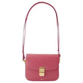 Apc-Grace Small Crossbody - A.P.C. - Leather - Pink-Pink