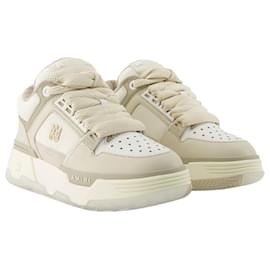 Amiri-MA-1 Sneakers - Amiri - Leather - Beige-Brown,Beige