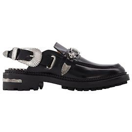 AJ1070 Mocassins - Toga Pulla - Couro - Preto Preto
