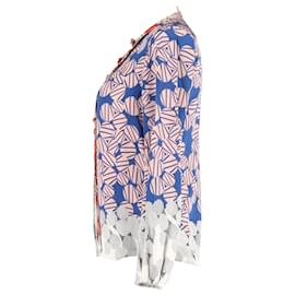 Diane Von Furstenberg-Blusa stampata a maniche lunghe Diane Von Furstenberg in seta multicolore-Altro,Stampa python