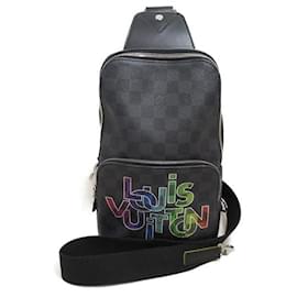 Louis Vuitton-Borsa a tracolla in tela Louis Vuitton Avenue Sling Bag N41719 In ottime condizioni-Altro