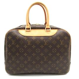 Louis Vuitton-Louis Vuitton Bolsa de lona Deauville M47270 Em uma boa condição-Outro