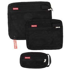 SUPREME  Small bags, wallets & cases T.  polyester Black