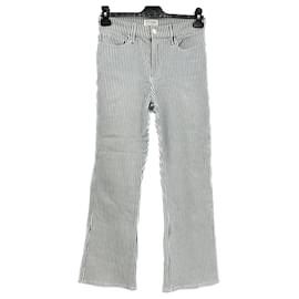 Frame Denim-FRAME Pantalon T.International S Coton-Bleu