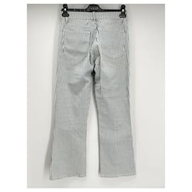 Frame Denim-FRAME Pantalon T.International S Coton-Bleu