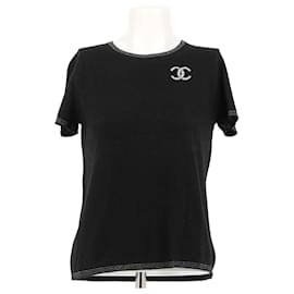 Chanel-CHANEL  Tops T.fr 40 cotton-Black