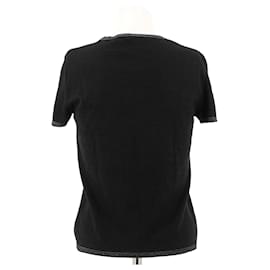 Chanel-Camiseta de CHANEL.fr 40 Algodón-Negro