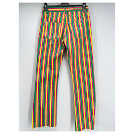 Autre Marque-GIMAGUAS Pantalone T.fr 36 cotton-Multicolore