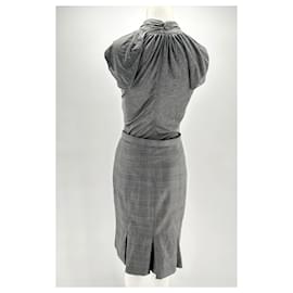 Dior-Robes DIOR T.fr 38 polyestyer-Gris