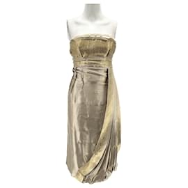 Prada-PRADA  Dresses T.it 40 silk-Golden