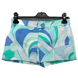 EMILIO PUCCI Pantalón T.ÉL 42 Algodón Azul