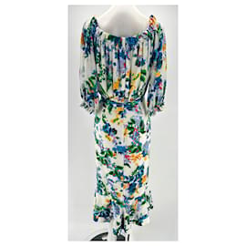 Autre Marque-SALONI Robes T.International S Soie-Multicolore