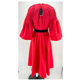 Roksanda-ROKSANDA Vestidos T.Reino Unido 8 Algodão-Vermelho