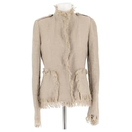 Dolce & Gabbana-DOLCE & GABBANA  Jackets T.it 40 Linen-Beige