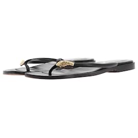 Yves Saint Laurent-YVES SAINT LAURENT  Sandals T.eu 37.5 leather-Black