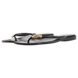 YVES SAINT LAURENT Sandalen T.EU 37.5 Leder Schwarz