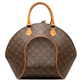 Louis Vuitton-Louis Vuitton Brown Monogram Ellipse MM-Marrone